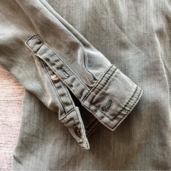 Anthropologie Sequined Oversized Shirt - Picture 9 of 13